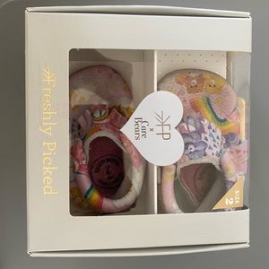 Freshly Picked Care Bears pink moccasins
